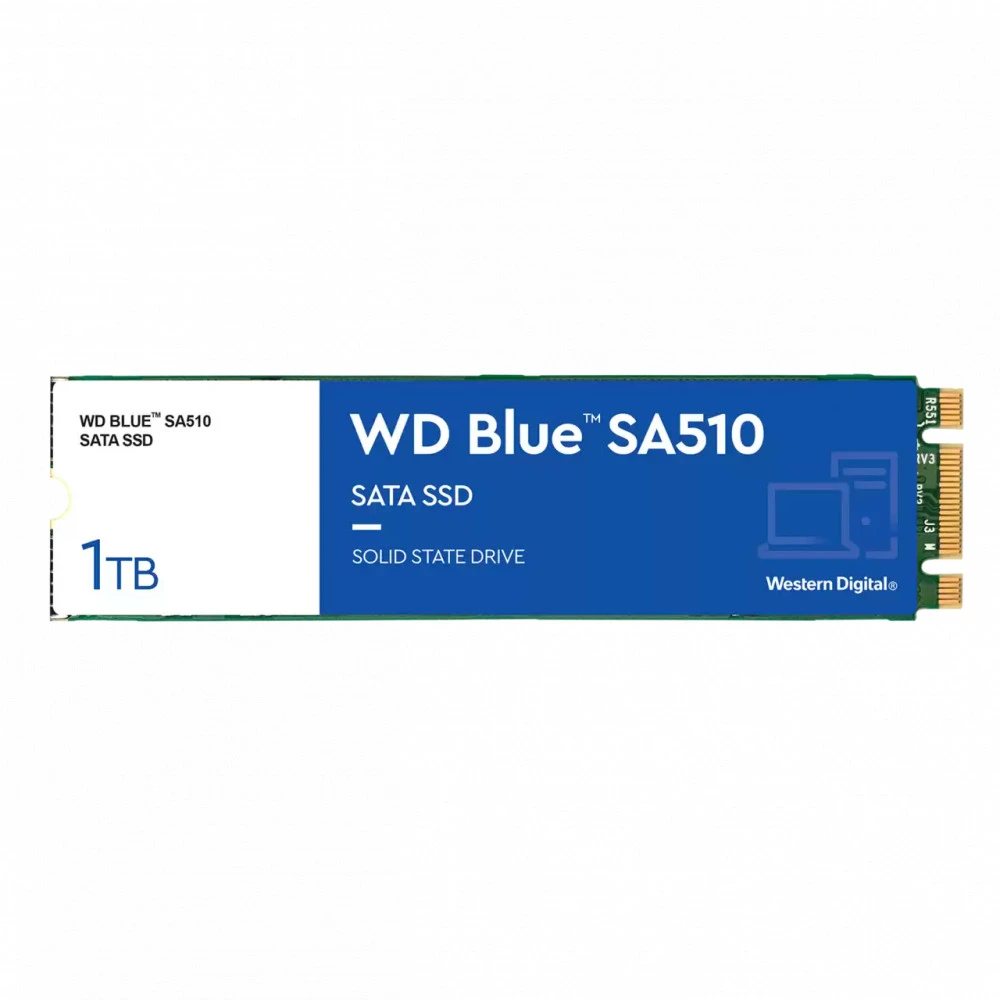 Жесткий диск Western Digital BLUE SA510 3D NAND WDS100T3B0B SSD (твердотельные), 1 ТБ, M.2, SATA