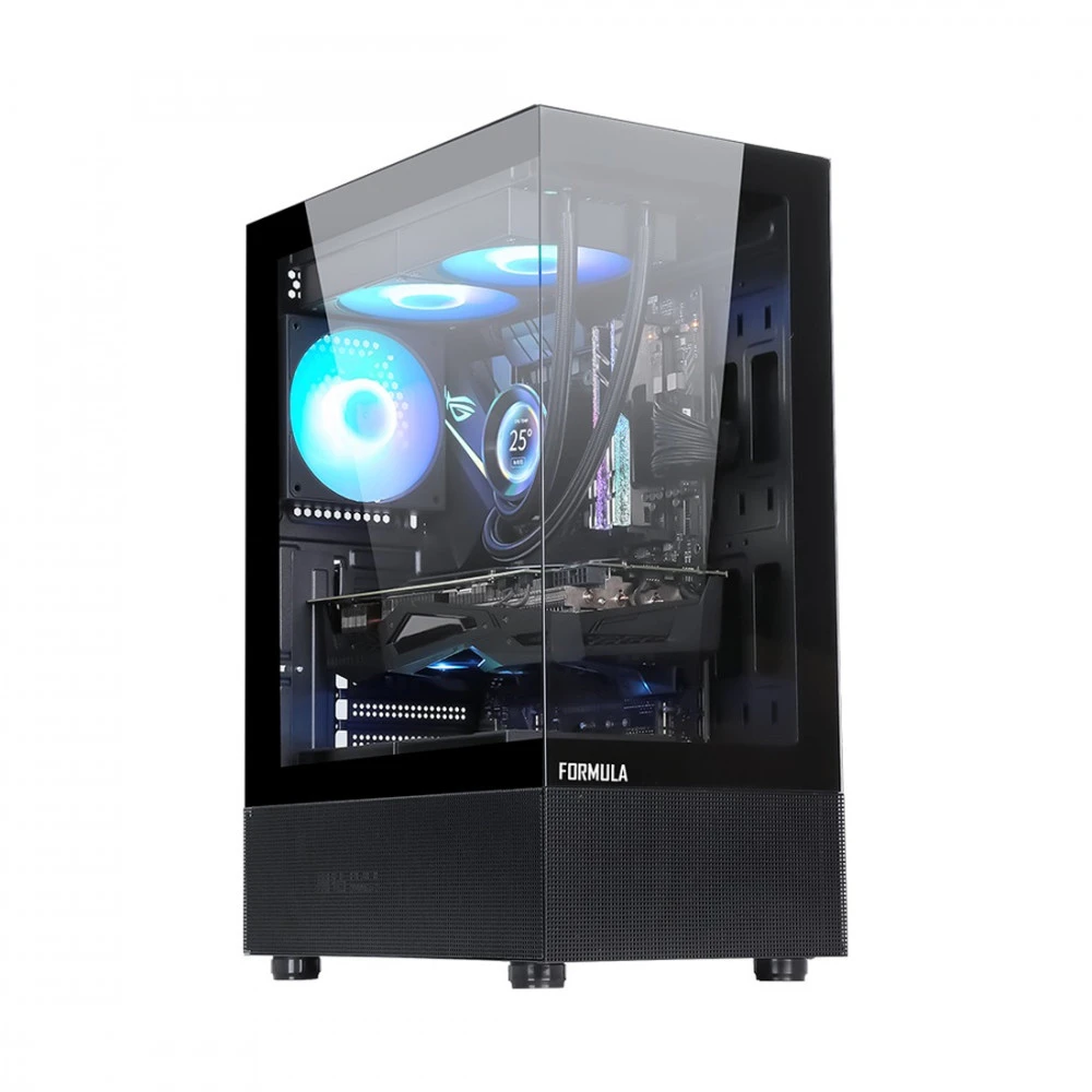 Корпус Formula Crystal Z1+ Black Игровые, Mid-Tower