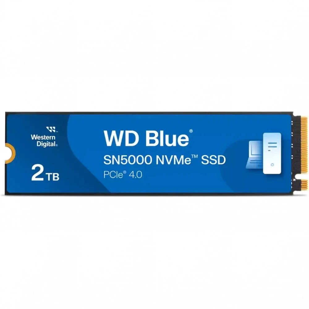 Жесткий диск Western Digital Blue SN5000 WDS200T4B0E SSD (твердотельные), 2 ТБ, M.2, PCIe