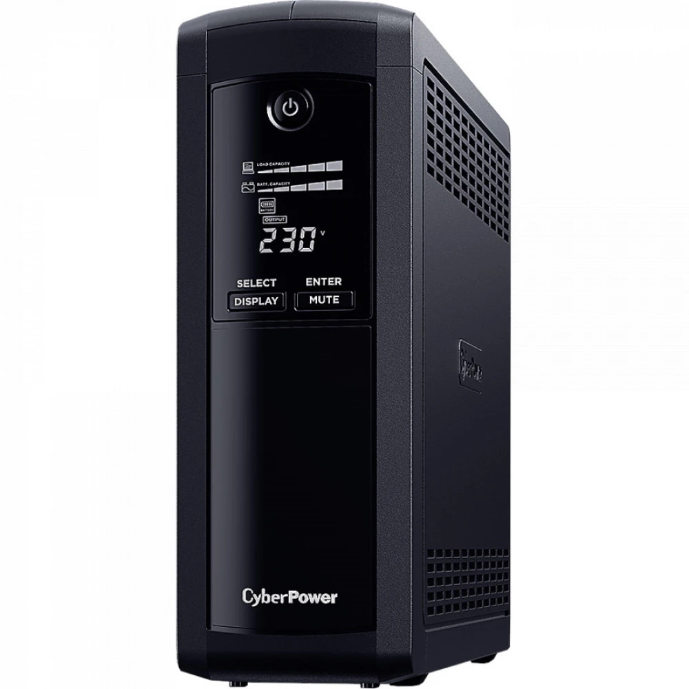 Источник бесперебойного питания CyberPower VP1200EILCD Линейно-интерактивные, Напольный (Tower), 1200 ВА, 720 Вт