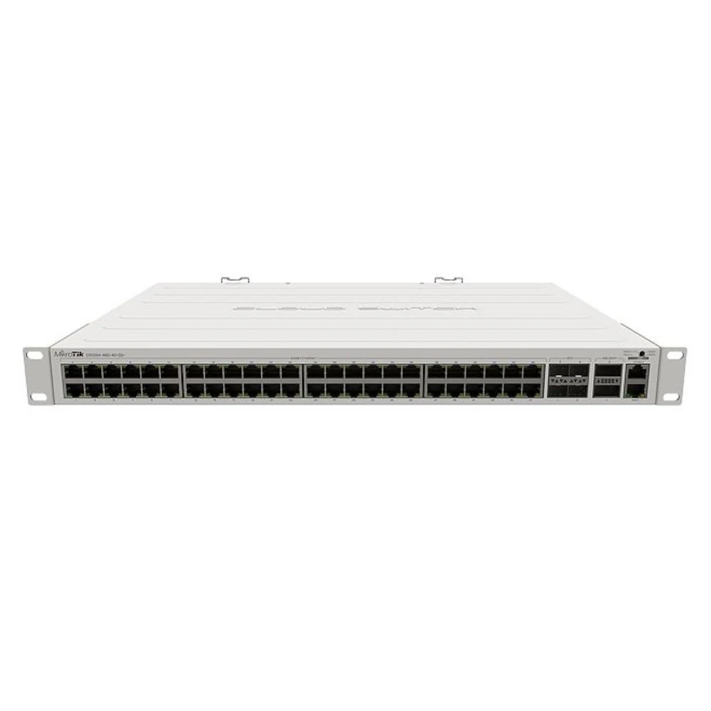 Коммутатор Mikrotik CRS354-48G-4S+2Q+RM 1000 Base-TX (1000 мбит/с), 6 SFP портов