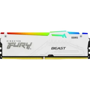 ОЗУ Kingston Fury Beast White RGB KF552C40BWA-32 DIMM, DDR5, 32 Гб, 5200 МГц