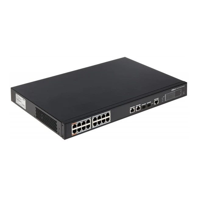 Коммутатор Dahua DH-PFS4218-16ET-190 100 Base-TX (100 мбит/с), 2 SFP порта