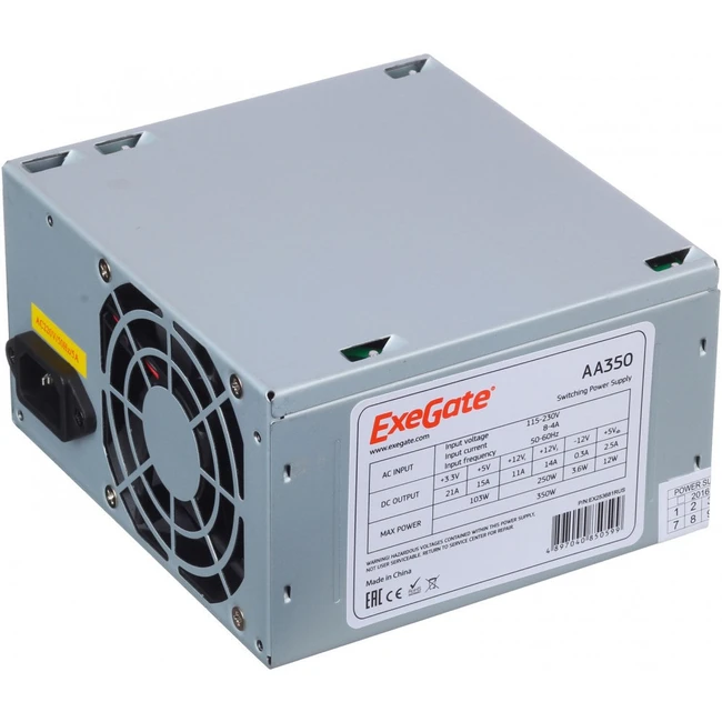 Блок питания ExeGate AA350 EX253681RUS-PC 350 Вт