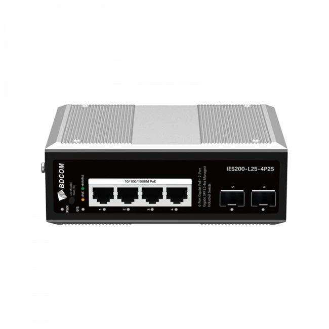 Коммутатор BDCOM IES200-L25-4P2S 1000 Base-TX (1000 мбит/с)