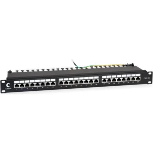 Патч-панель Cabeus PL-24-Cat.5e-SH-Dual 24 порта, FTP, Cat. 5e