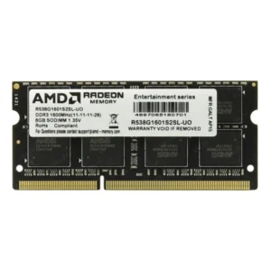 ОЗУ AMD R538G1601S2SL R538G1601S2SL-UO SO-DIMM, DDR3, 8 Гб, 1600 МГц