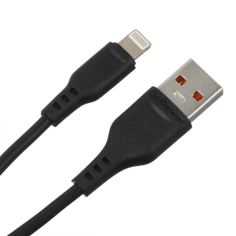 Кабель интерфейсный GoPower 00-00018568 USB Type A - Lightning (8pin)