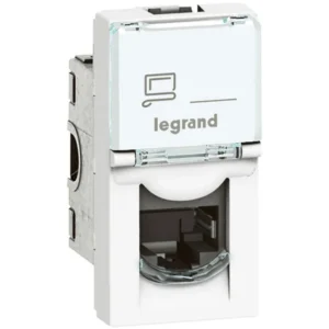 Сетевая розетка Legrand Mosaic 1xRJ45 Cat.6 076561