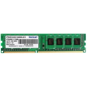 ОЗУ Crucial 4GB PC12800 DDR3L PSD34G1600L81 DIMM, DDR3, 4 Гб, 1600 МГц