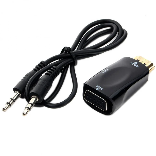 Аксессуар для ПК и Ноутбука Cablexpert HDMI m - D-Sub (VGA) f A-HDMI-VGA-02 Конвертер