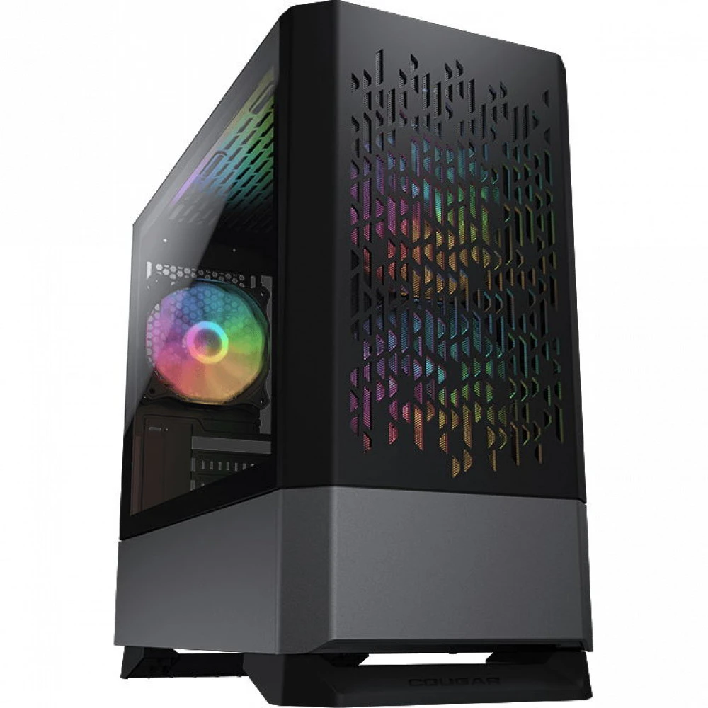 Корпус Cougar MG140 Air RGB Black Игровые, Mid-Tower