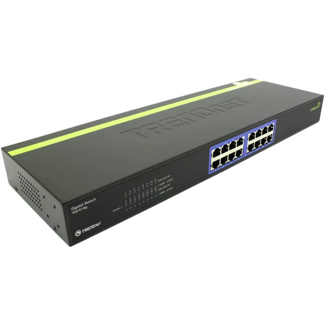 Коммутатор TrendNet TEG-S16g RTL 1000 Base-TX (1000 мбит/с)