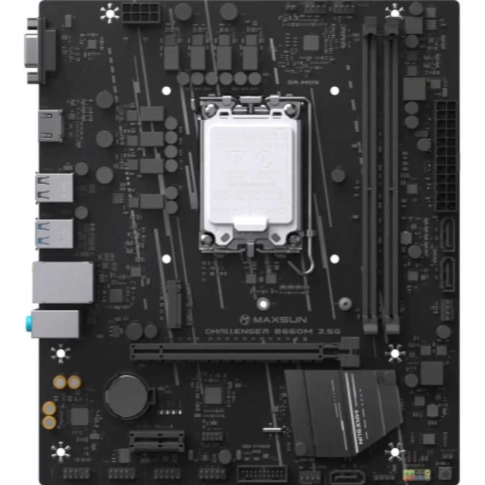 Материнская плата Maxsun Challenger B660M 2.5G 6940709660492 Micro-ATX, LGA 1700