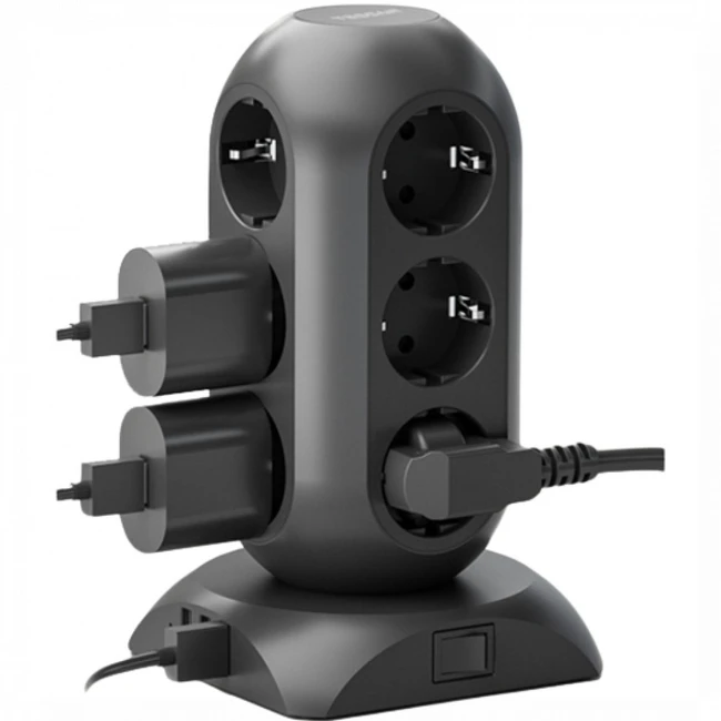 Распределитель питания Tessan TPS02-DE Black