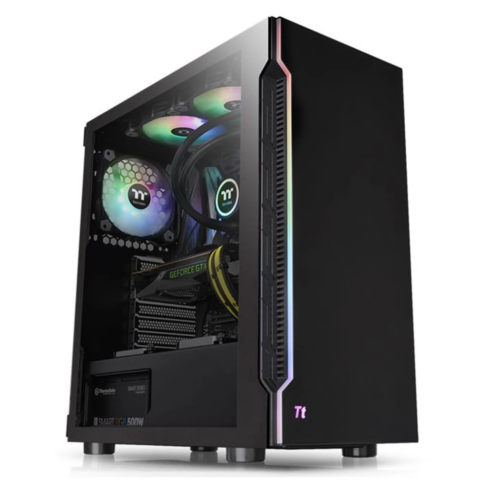Корпус Thermaltake H200 TG RGB CA-1M3-00M1WN-00 Игровые, Mid-Tower