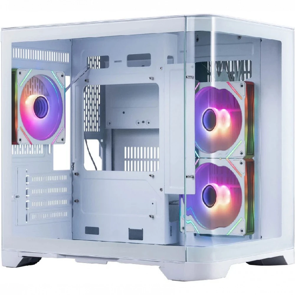 Корпус 1STPLAYER UView UV5 ARGB White UV5-WH-2FC7R-W-1FC7-W Игровые, Mid-Tower