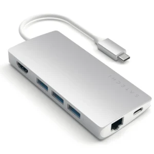 Аксессуар для ПК и Ноутбука Satechi USB-концентратор Satechi Aluminum Multi-Port Adapter V2 ST-TCMA2S