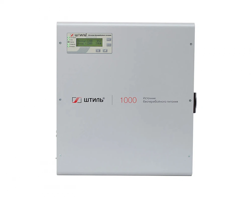 Источник бесперебойного питания Штиль SW1000L Двойное преобразование (On-Line), 1000 ВА, 900 Вт