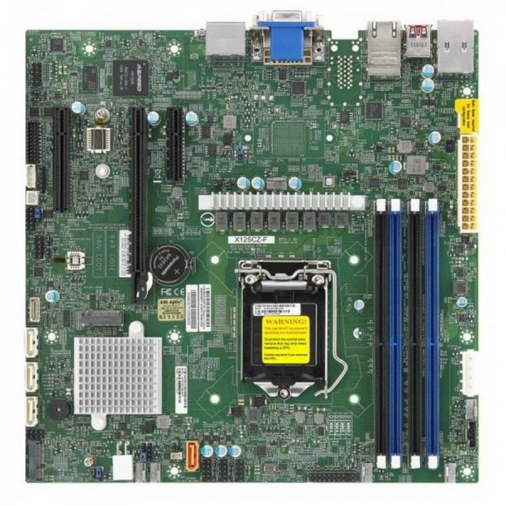 Серверная материнская плата Supermicro MBD-X12SCZ-F-O