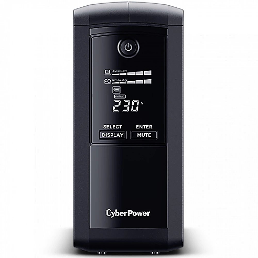 Источник бесперебойного питания CyberPower VP1000EILCD Линейно-интерактивные, Напольный (Tower), 1000 ВА, 550 Вт