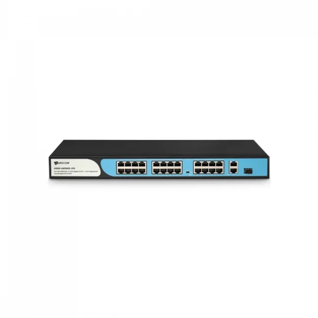 Коммутатор BDCOM S1200-24P2G1S S1200-24P2G1S-370 100 Base-T (100 мбит/с), 1 SFP порт