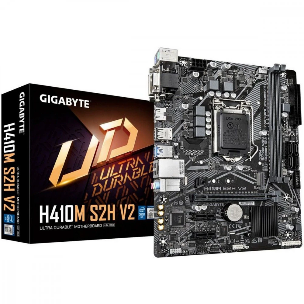 Материнская плата Gigabyte H410M S2H V2 2.1, RTL Micro-ATX, LGA 1200