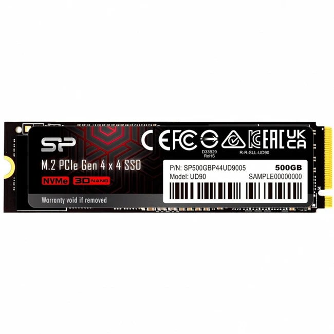 Жесткий диск Silicon Power UD90 SP500GBP44UD9005 SSD (твердотельные), 500 ГБ, M.2, PCIe