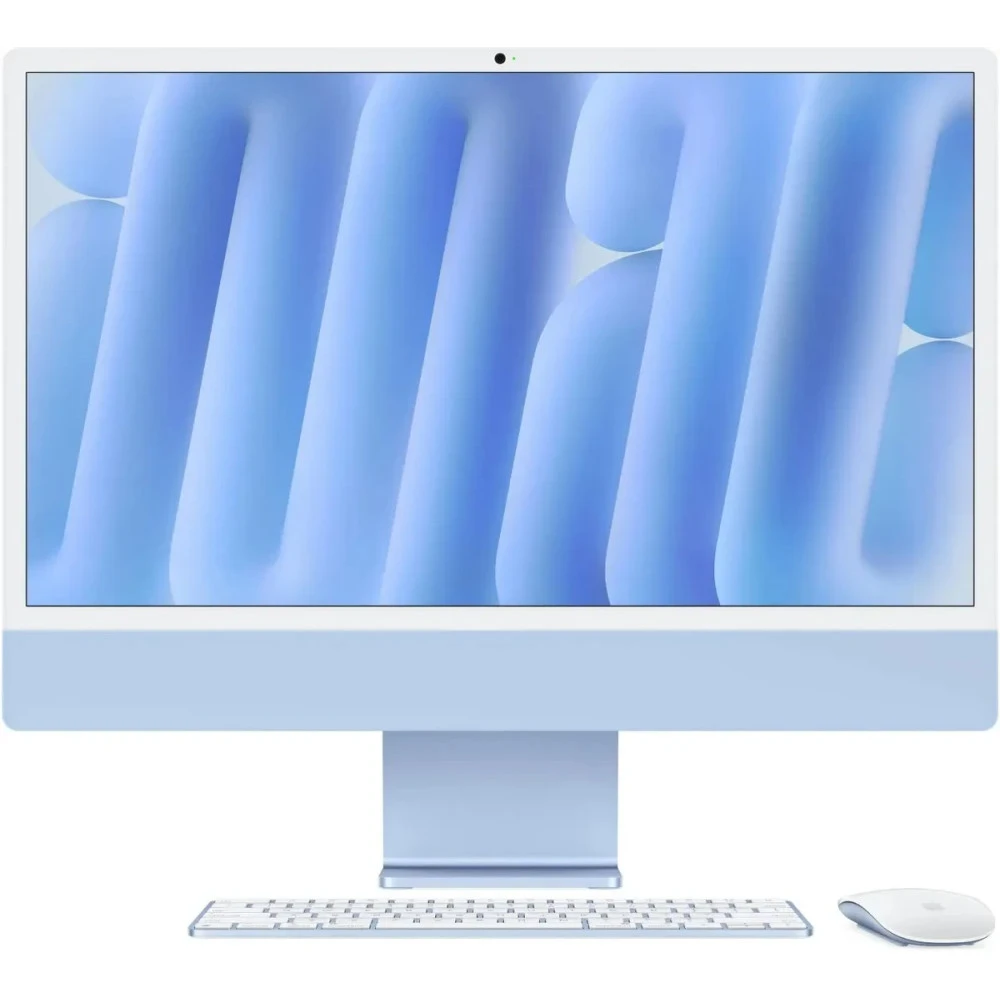 Моноблок Apple iMac 24 Blue (M4, 2024, Two ports) MWUF3CH/A 24 ", Apple, Apple M4 Series, Apple M4 8-Core, 2.9, 16 Гб, 256 Гб