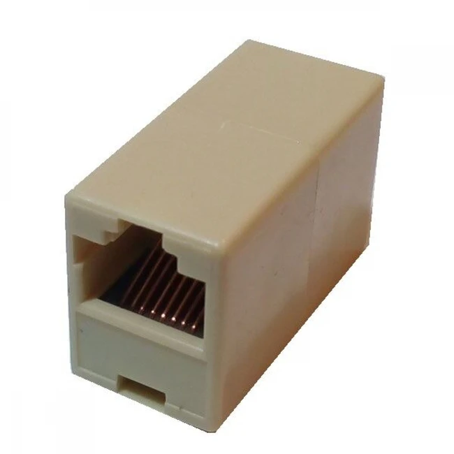 Аксессуар для кабельных сетей NO NAME RJ45-RJ45, Cat5e, UTP RJ45-RJ45, Cat5e, UTP Соединительная муфта для соединения сетевых кабелей