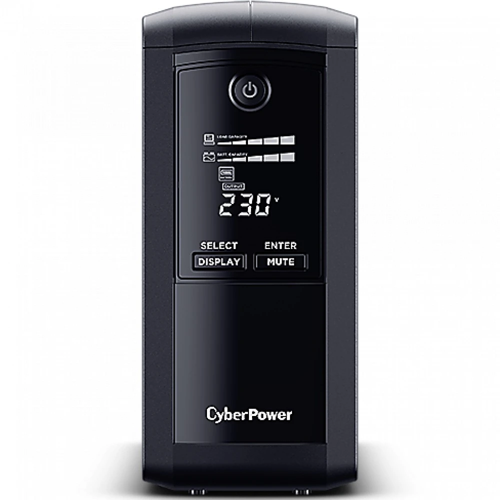 Источник бесперебойного питания CyberPower VP700ELCD Линейно-интерактивные, Напольный (Tower), 700 ВА, 390 Вт