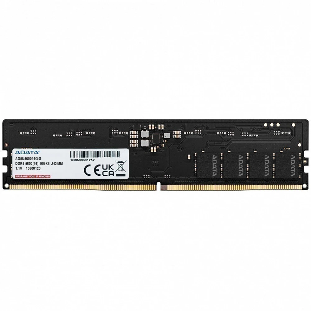 ОЗУ ADATA AD5U560016G-S DIMM, DDR5, 16 Гб, 5600 МГц