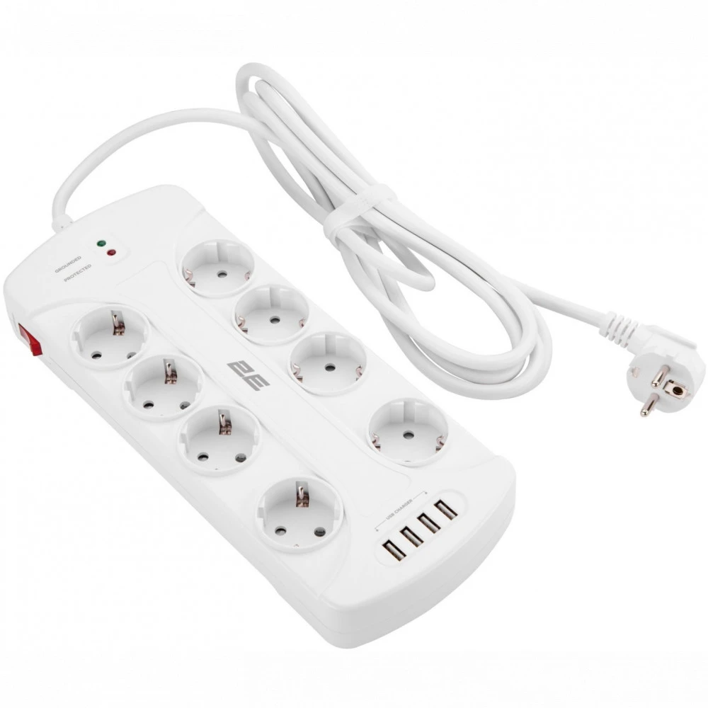 Распределитель питания 2E SP815M3USBWH 2E-SP815M3USBWH