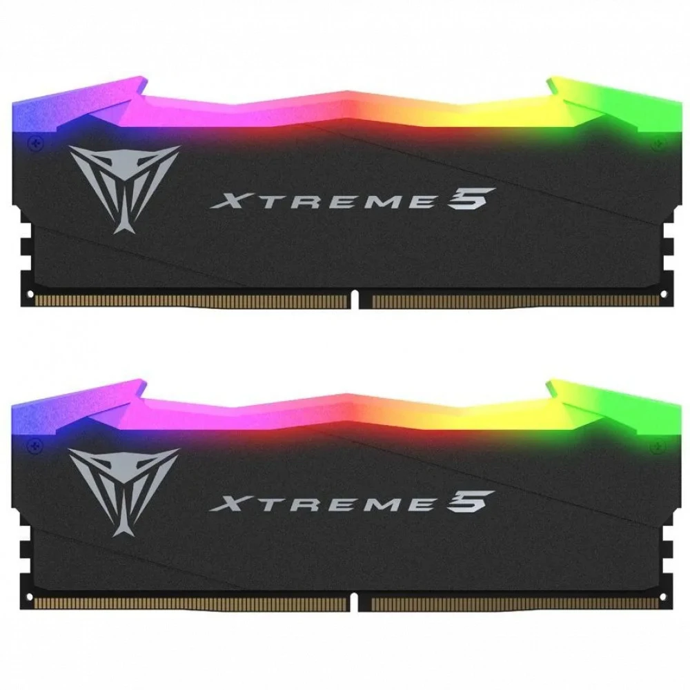 ОЗУ Patriot Viper Xtreme 5 RGB PVXR532G80C38K DIMM, DDR5, 32 Гб (2 х 16 Гб), 8000 МГц