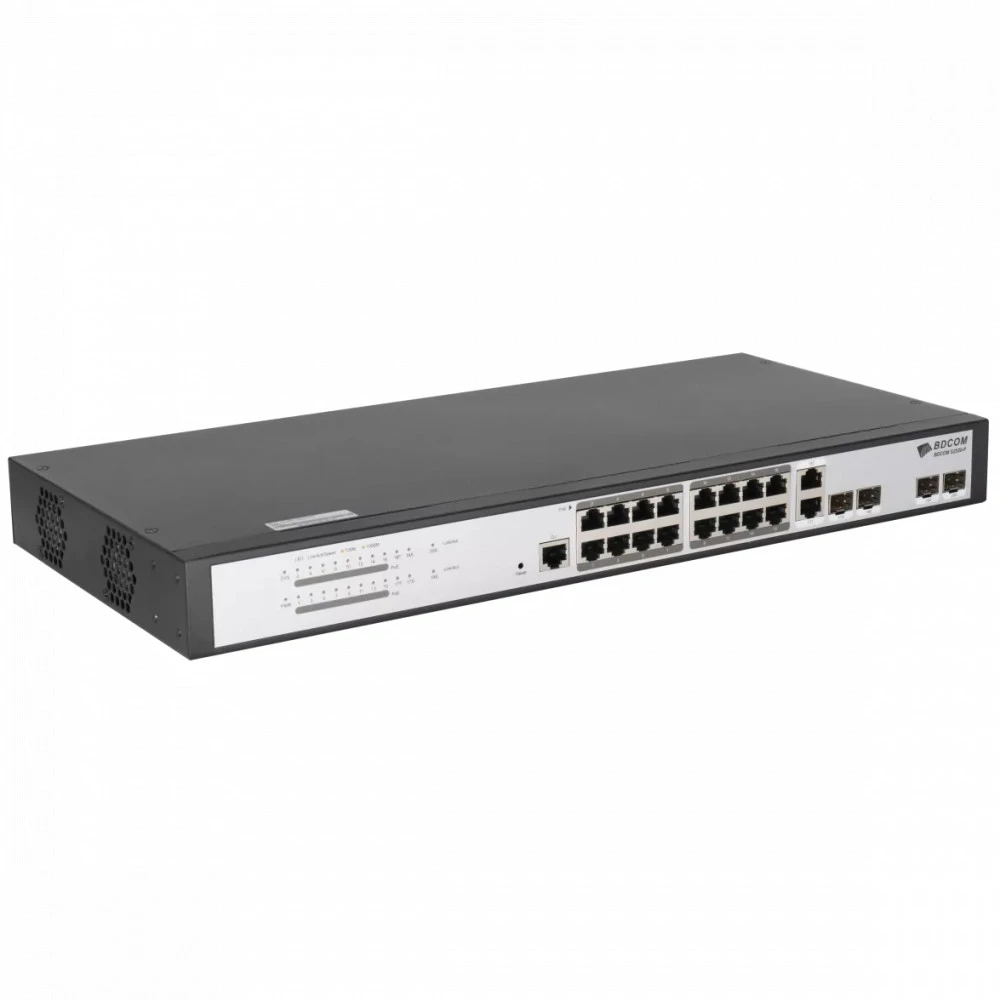 Коммутатор BDCOM S2520-P 1000 Base-TX (1000 мбит/с), 2 SFP порта