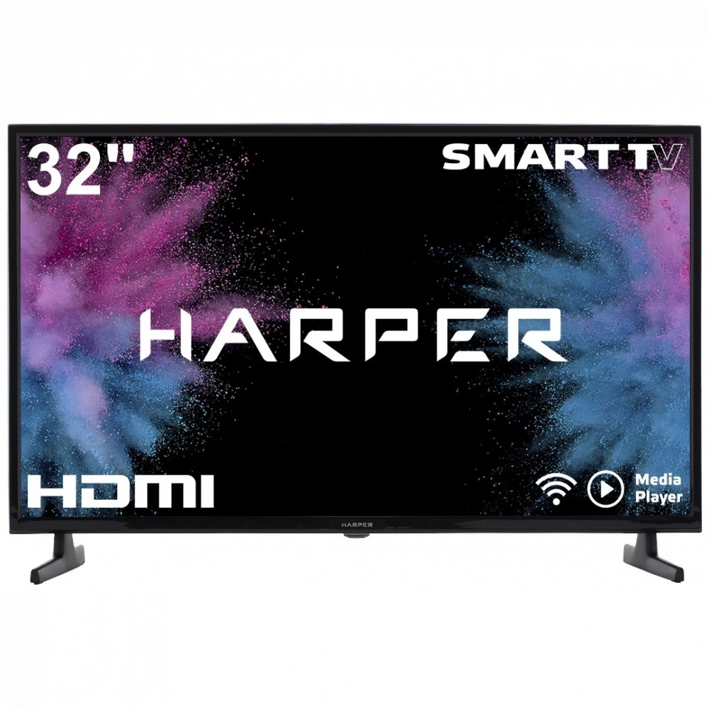 Телевизор Harper 32R820TS 32 ", Smart TV, Черный