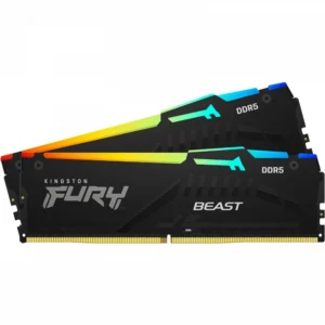 ОЗУ Kingston Fury Beast KF556C40BBAK2-64 DIMM, DDR5, 64 Гб (2 х 32 Гб), 5600 МГц