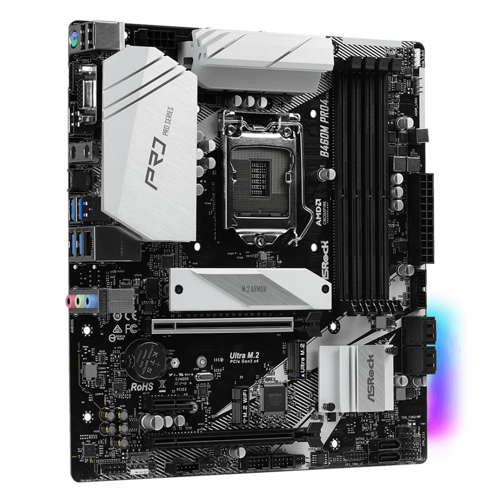 Материнская плата ASRock B460M PRO4 ATX, LGA 1200