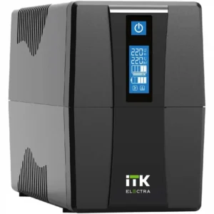 Источник бесперебойного питания ITK Electra EET-0600VA-1-001 Линейно-интерактивные, Напольный (Tower), 600 ВА, 360 Вт