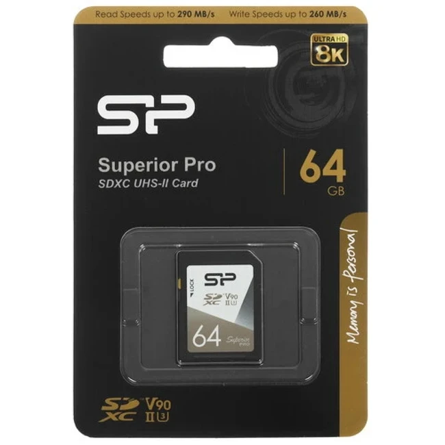 Флеш (Flash) карты Silicon Power SP064GBSDXJA2V10 64 ГБ