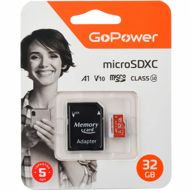 Флеш (Flash) карты GoPower 00-00025679 32 ГБ