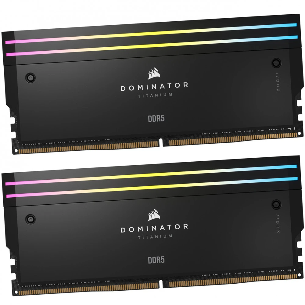 ОЗУ Corsair Dominator Titanium RGB CMP32GX5M2X7200C34 DIMM, DDR5, 32 Гб (2 х 16 Гб), 7200 МГц