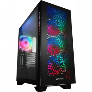 Корпус Sharkoon ELITE SHARK CA300H BLACK ELITE SHARK CA300H Bk Игровые, Full-Tower