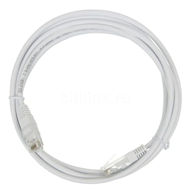 Патч-корд LANMASTER UTP кат.5e TWT-45-45-0.3-GY