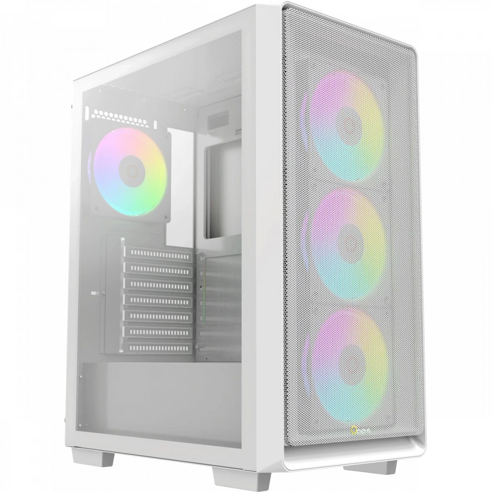 Корпус Ocypus Gamma C60 ARGB White Gamma-C60-WHG400XX-GL Игровые, Mid-Tower
