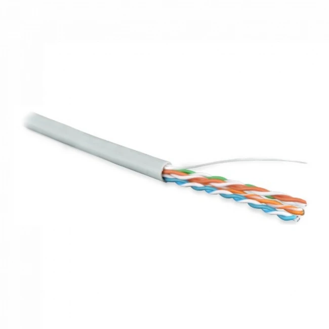Кабель витая пара Hyperline UUTP4-C5E-S24-IN-LSZH-GY-50