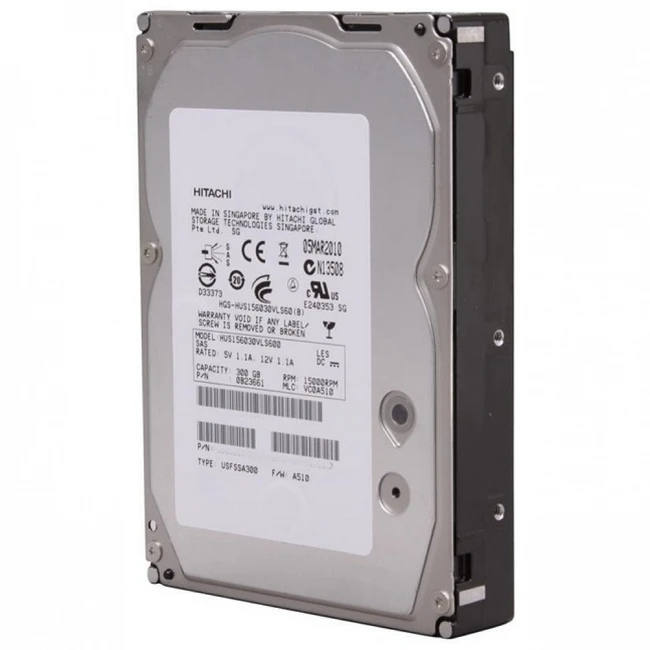 Серверный жесткий диск Hitachi HUS156030VLS600 3,5 LFF, 300 ГБ, SAS
