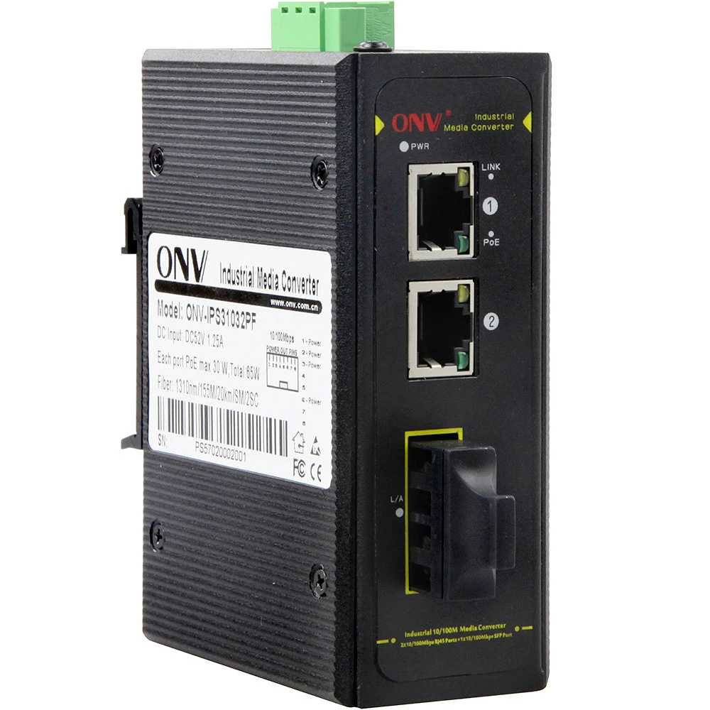Коммутатор ONV IPS31032P-S 100 Base-TX (100 мбит/с), 1 SFP порт