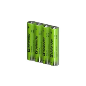 Батарейка Defender Alkaline LR03-4S AlkalineLR03-4S