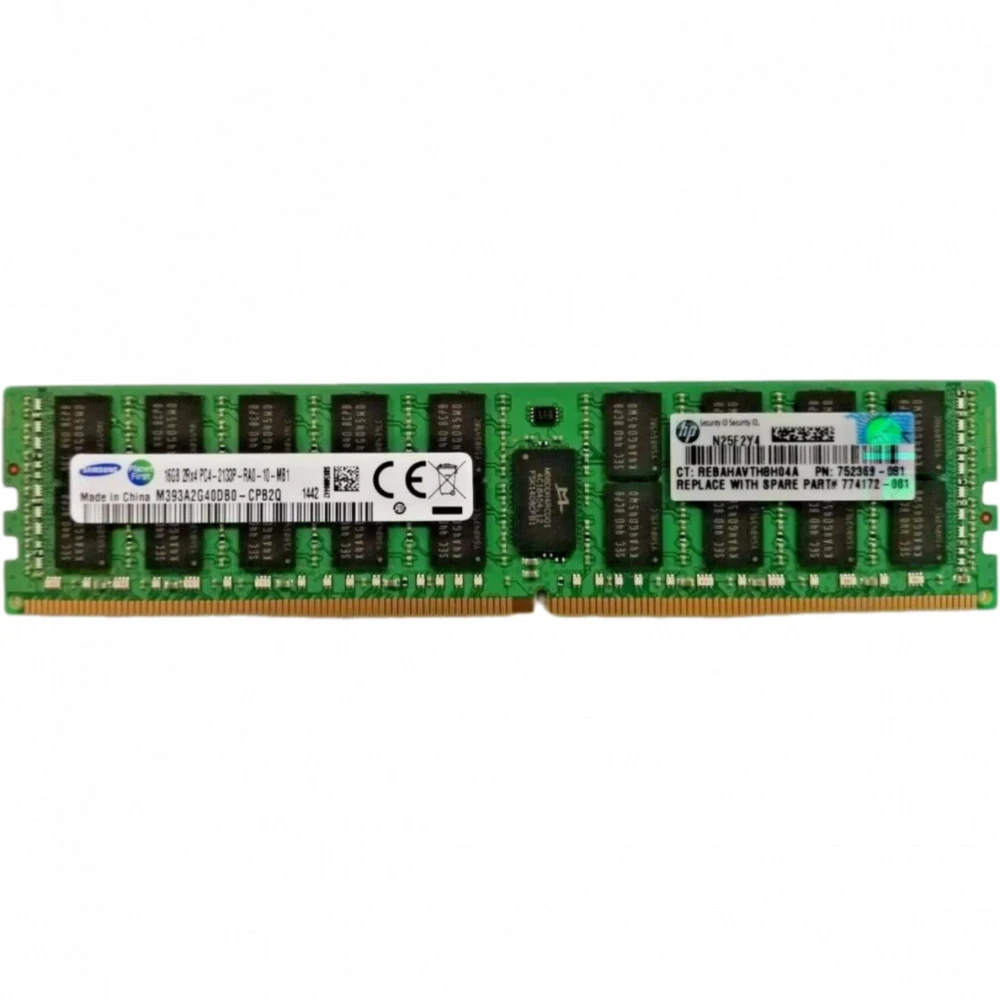 Серверная оперативная память ОЗУ HPE 16GB (1x16GB) Dual Rank x4 DDR4-2133 726719-B21 16 ГБ, DDR4